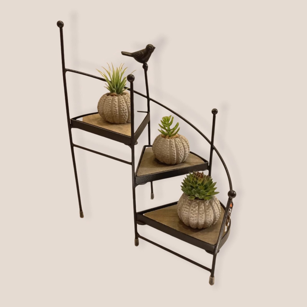 Escalera con Plantas Decorativa 28cm