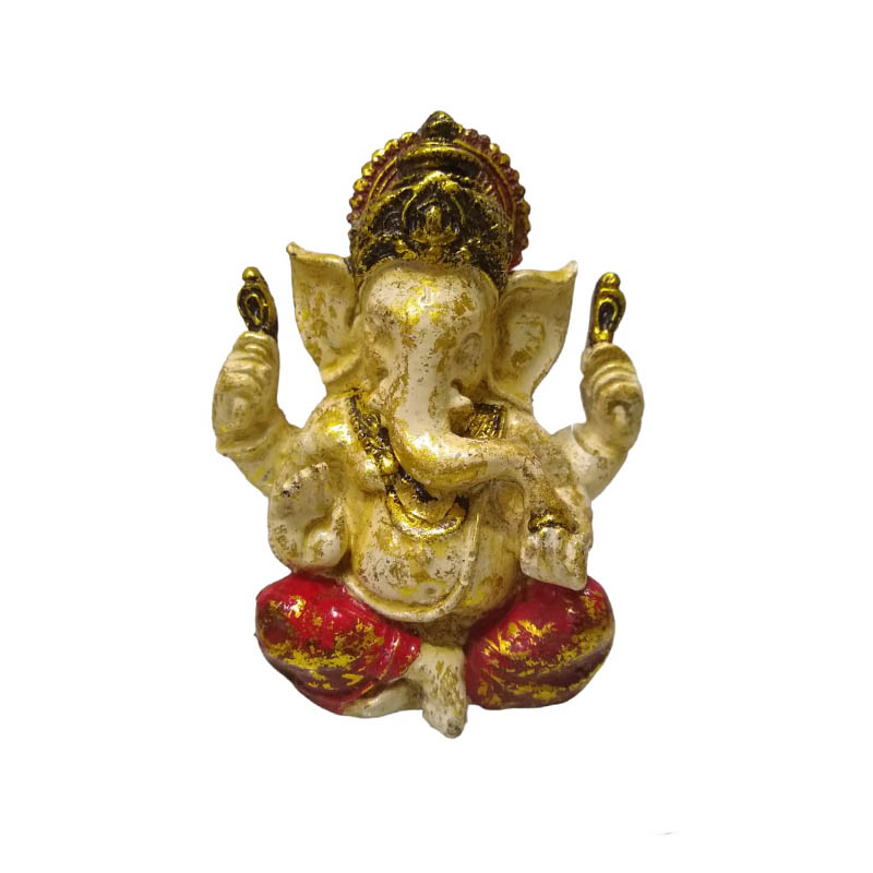 Ganesha Blanca Ropa Roja