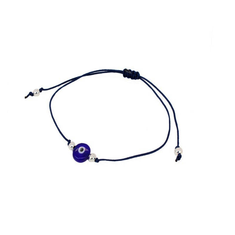 Pulsera Hilo Azul con Ojo Turco