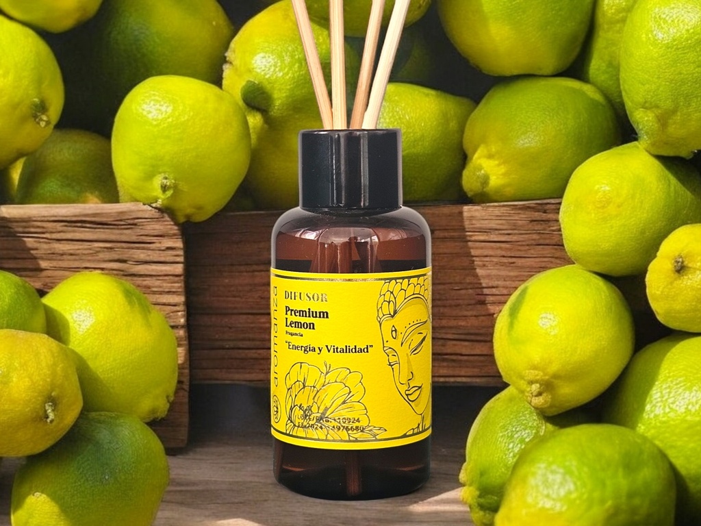 Difusor Aromanza Premium Lemon, Energia y Vitaldad 60ml