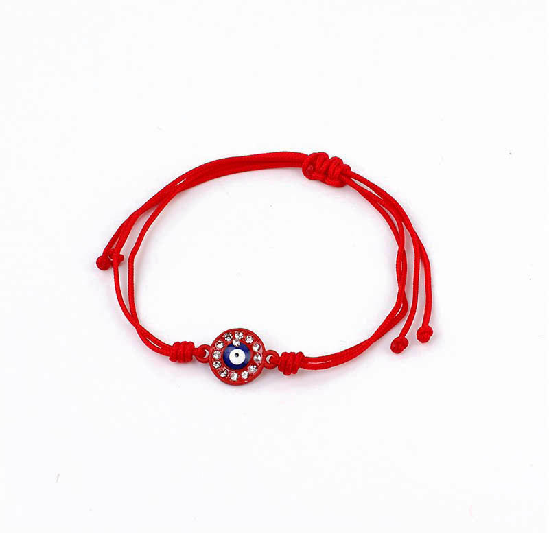 Pulsera Hilo Rojo Ojo con Strass