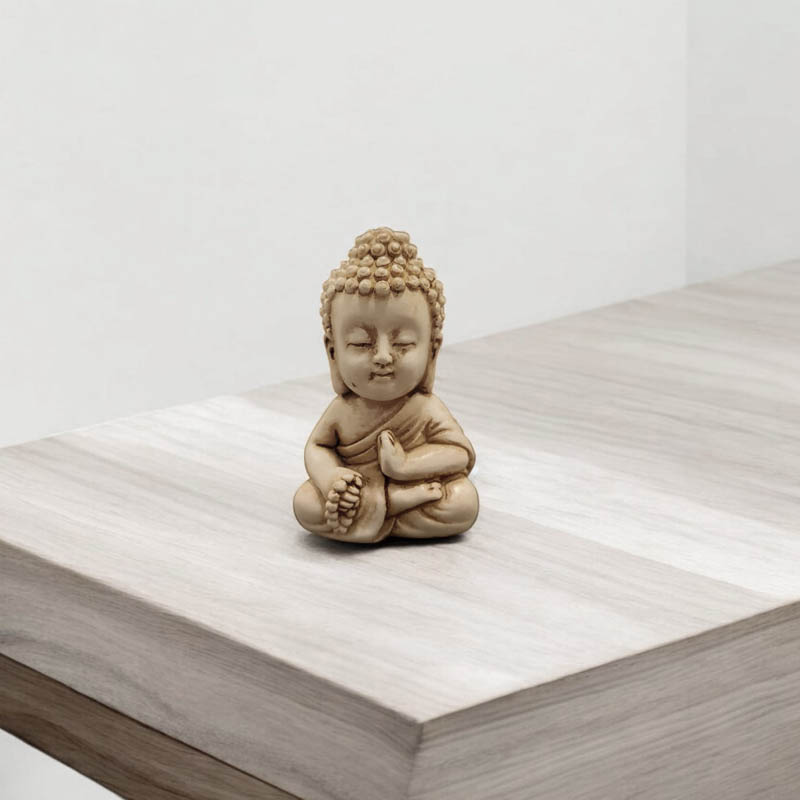 Buda Blanco 5.5cm Modelo N°2