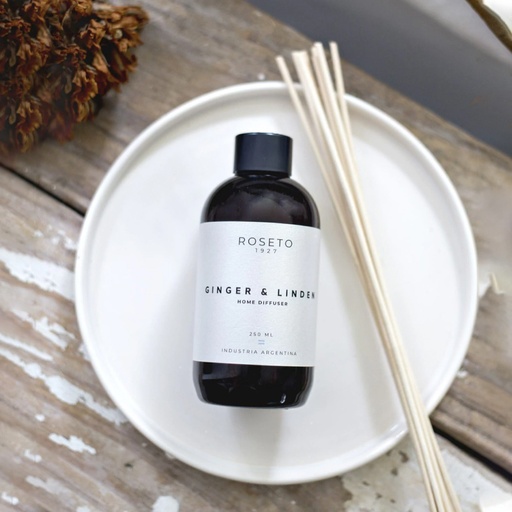 Difusor de Aromas Roseto Ginger &amp; Linden 250ml