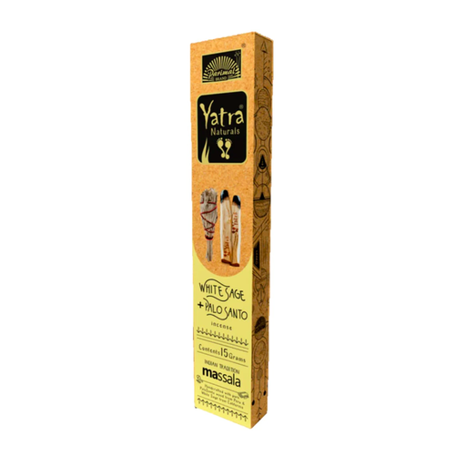 Sahumerio Parimal Yatra Naturals White Sage + Palo Santo x15g