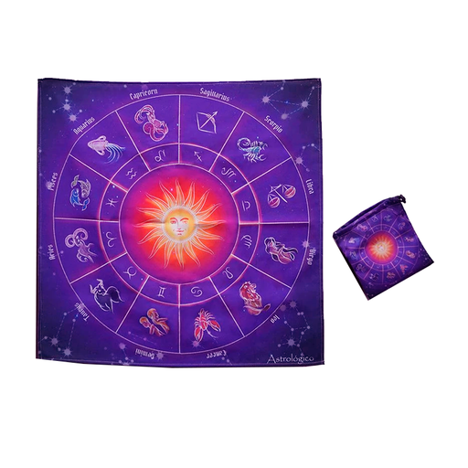 Paño de Tarot 70x70cm, Astrologico