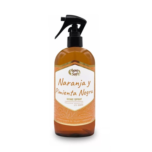 Home Spray Aero Soft Naranja y Pimienta Negra500ml