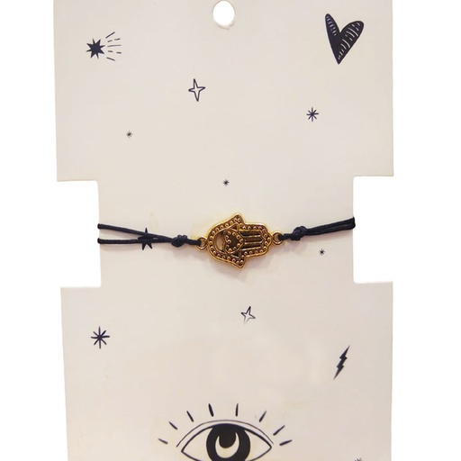 Pulsera de Hilo Negro Mano de Fatima