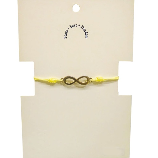 [¨56019] Pulsera Hilo Amarilla con Infinito