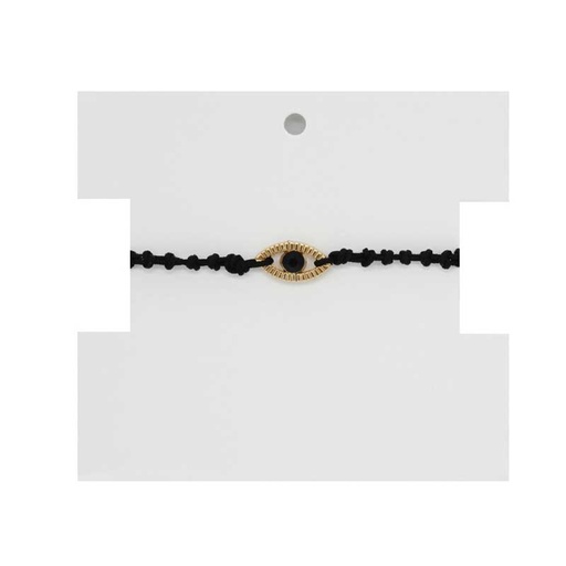 [¨63119] Pulsera Hilo Negra con Ojo Turco