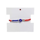 Pulsera Ojo Turco Rojo y Azul