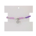 Pulsera Tonos Violetas con Estrella, Sol y Rayo