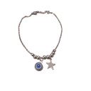 Pulsera Acero con Estrella y Ojo Turco