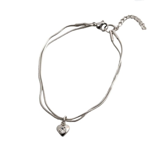 Pulsera Corazon con Strass