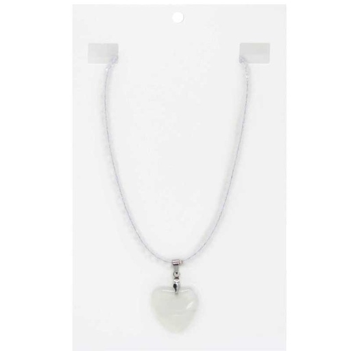 Collar con Corazon Opalina