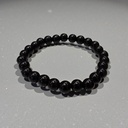 Pulsera Gema Obsidiana Esfera 6mm