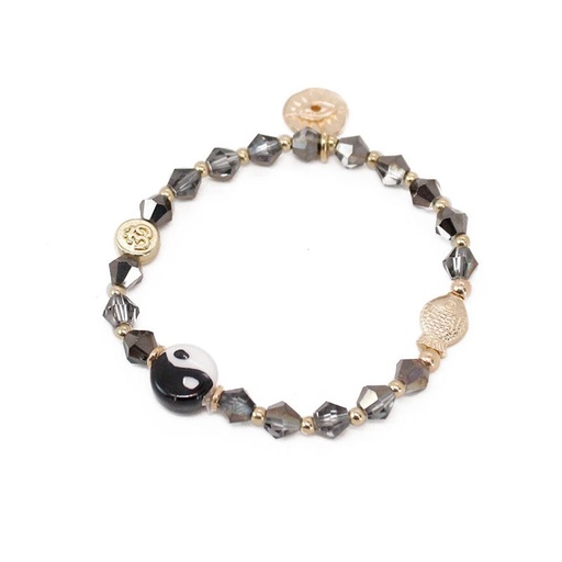 Pulsera Yin Yang con Ojo Turco