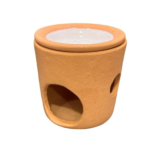 Hornito Ceramica Calado con Blanco