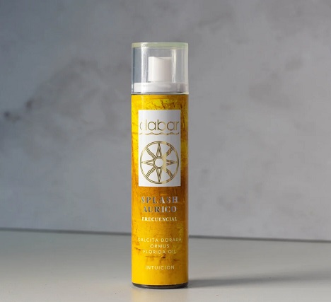 Splash Aurico Frecuencial, Intuición (Calcita Dorada, Ormus, Florida Oil), Dabar x100ml