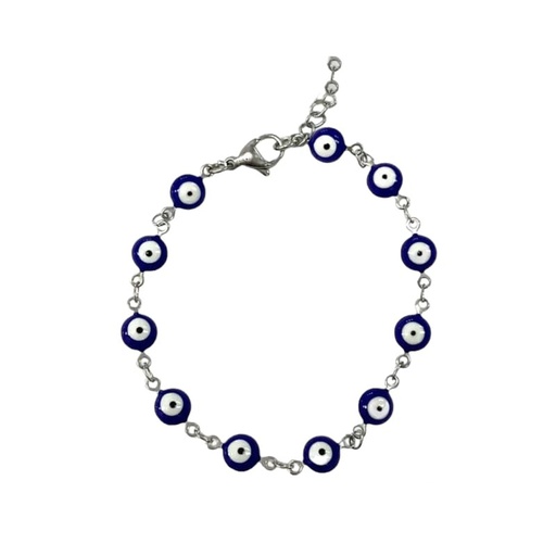 Pulsera Trendy Ojo Turco Azul