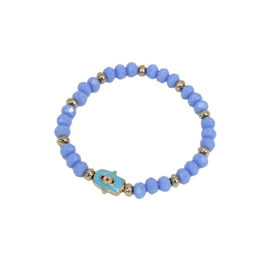 [¨75167] Pulsera Elastica Celeste Mano de Fatima