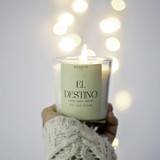 Vela Aromática Roseto El Destino