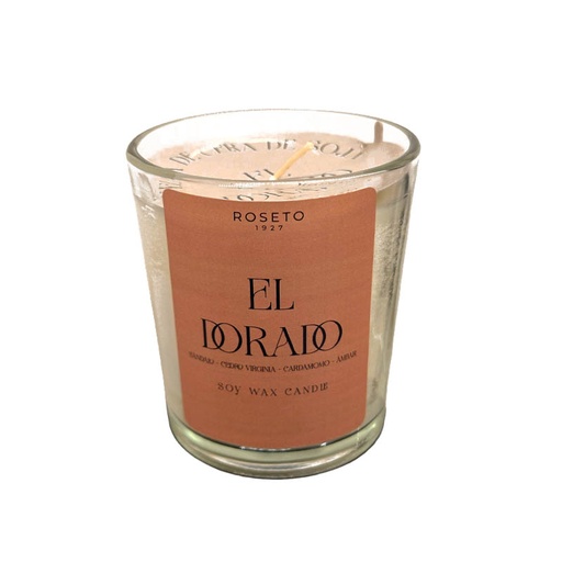 Vela Aromática Roseto El Dorado