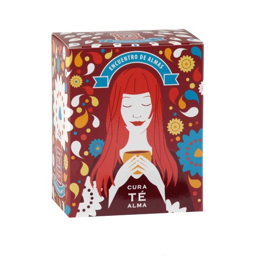 Caja de Té Rojo en Hebras Premium Ecuentro de Almas x50gr, Cura Té Alma