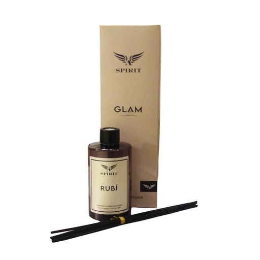 Difusor Con Caja Spirit Glam, Rubi 250ml