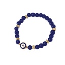 Pulsera Elastica Azul con Ojo Turco