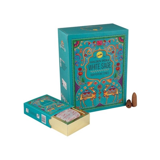 Conos para Cascada de Humo Sree Vani White Sage