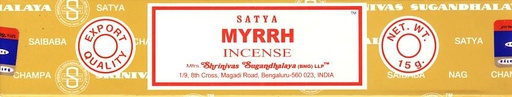 Sahumerio Satya Myrrh x15g
