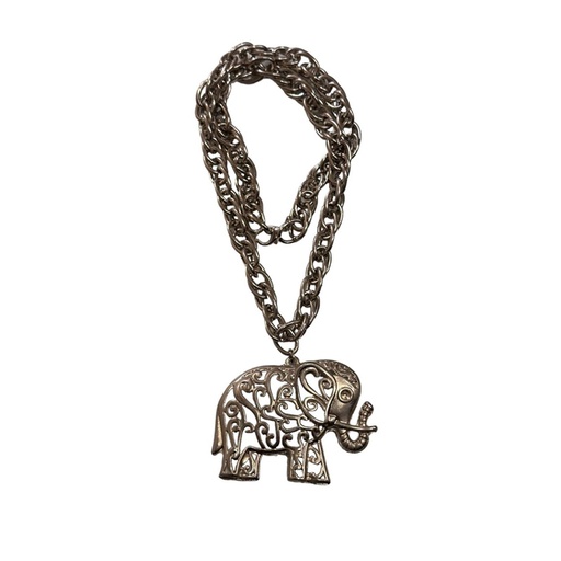 Collar Elefante Plateado