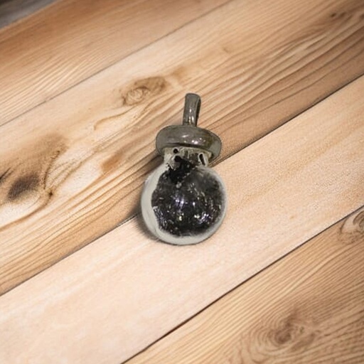 Dije Gema Relicario con Turmalina Negra