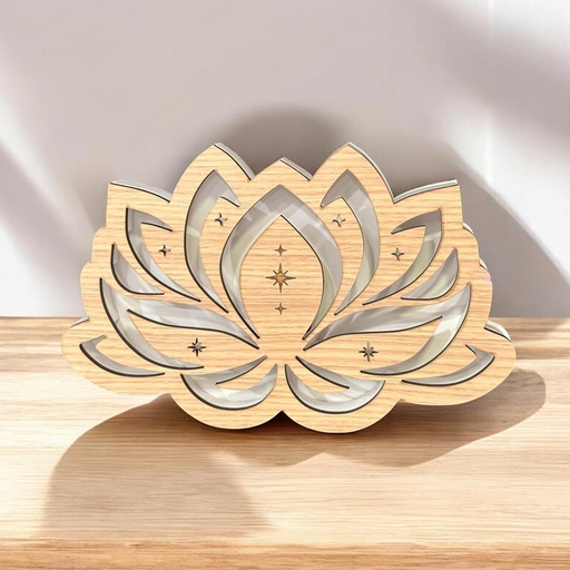 Velador Flor de Loto 18cm