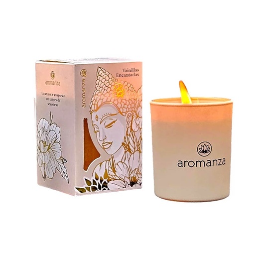 Vela Aromatica Premium Vainillas Encantadas, Aromanza