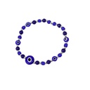 Pulsera Elastica Azul con Ojo Turco