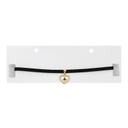 Collar Choker con Corazon Dorado