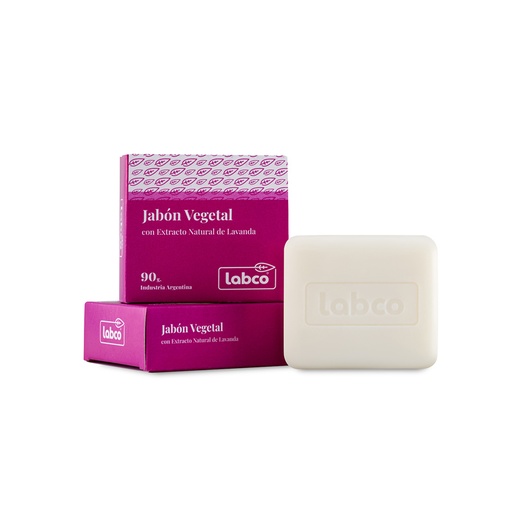 Jabón Vegetal con Extracto Natural de Lavanda 90gr, Labco