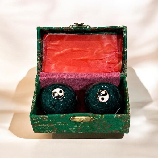 [6902301141021] Esfera China Para Masajes en Caja Verde 30mm