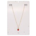 Collar Dorado con Frutilla