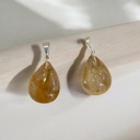 Dije Gema Citrino Corazon