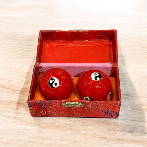 [6902301141014] Esfera China Para Masajes en Caja Roja 40mm