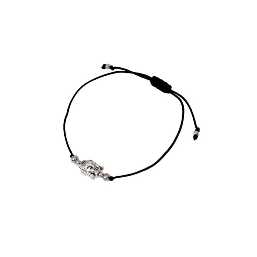 Pulsera Hilo Amuleto Buda Negra
