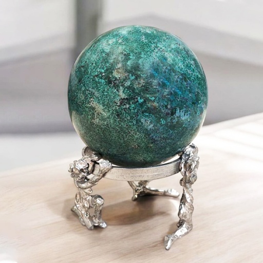 Esfera Crisocola 6.5cm con Base