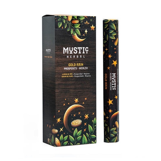 Sahumerio Mystic Herbal Gold Rain x20u