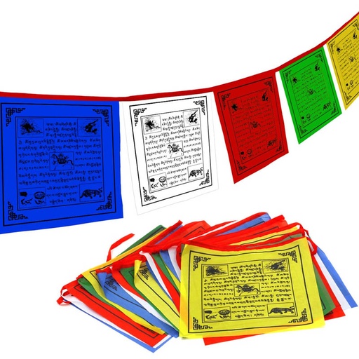 Banderin de Oración Tibetanas Caballo de Viento