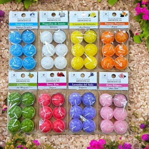Vela de Noche Aromatica Iluminarte x6u