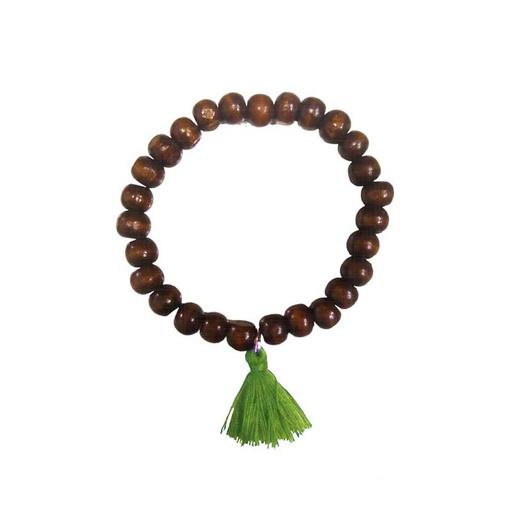 Pulsera Japa Mala Tessel Corto Verde Manzana