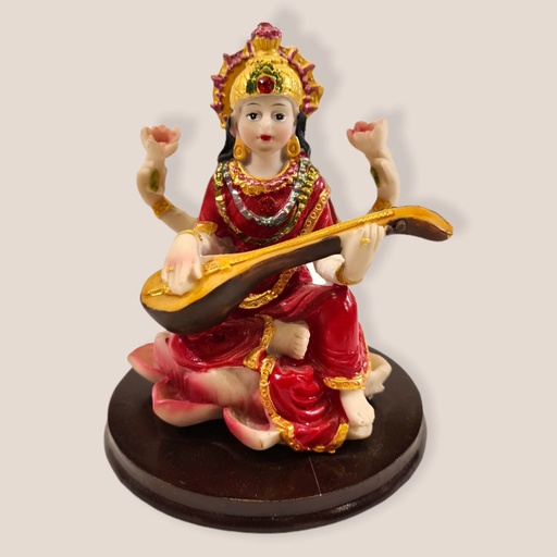 Saraswati Resina 11cm con base