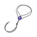 Collar Gamuza Negro Amulet Eye